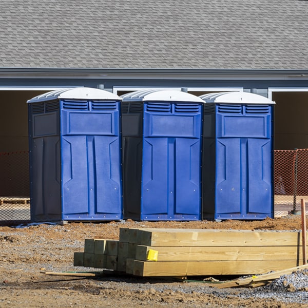 are there any restrictions on where i can place the porta potties during my rental period in La Monte MO